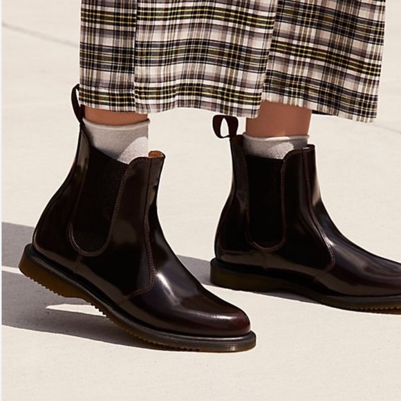 Dr. Martens Black Ankle Boots with Elastic Panels - Picture 3 of 13